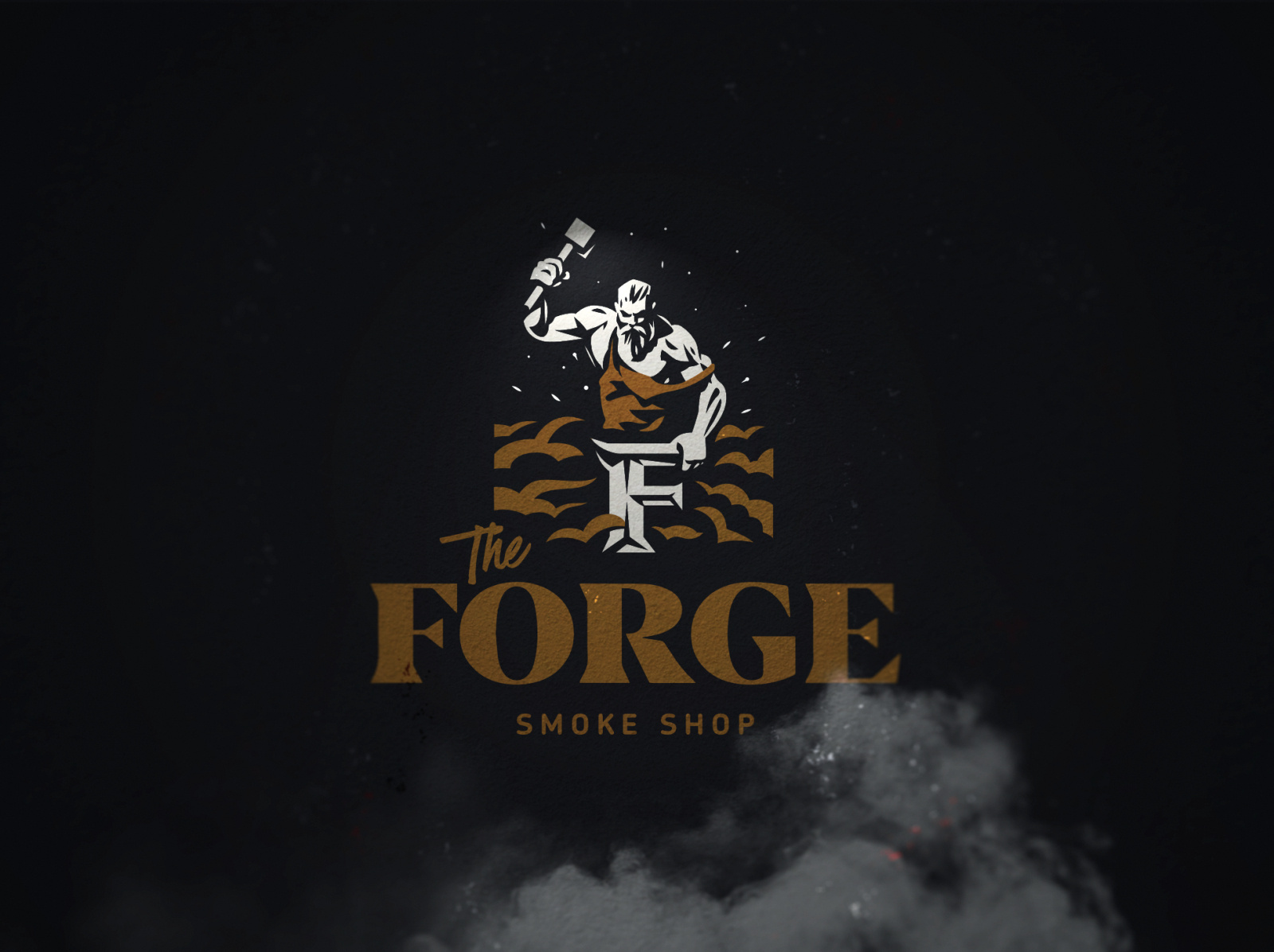 ⚠ Logo for The Forge 🔨🔥 by Nick Molokovich on Dribbble