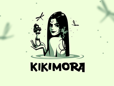 Kikimora kikimora logo spirit swampspirit swmp witch woman кикимора