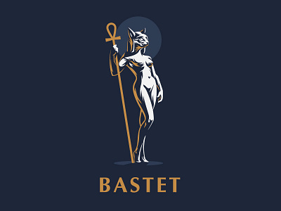 Egyptian goddess Bastet by Nick Molokovich on Dribbble