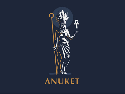 ☥ Egyptian goddess Anuket anuket egyptian goddess
