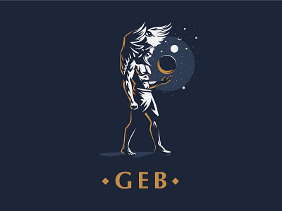 ☥ Geb. Egyptian God of Earth. earth egyptian geb god goose planet stars universe wings