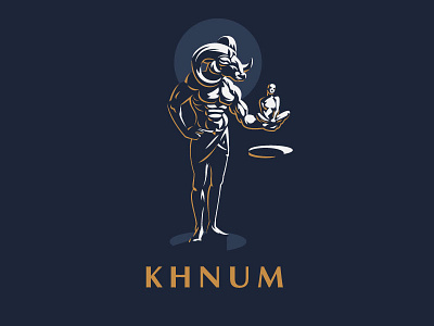 ☥ Egyptian God Khnum.