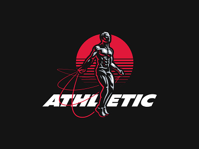 Athletic athletic man mascot sport