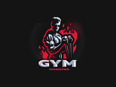 Gym monster fitness gym man sport