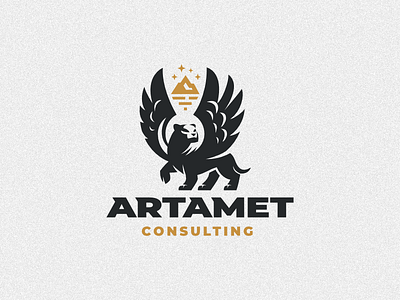 Artamet consulting gold group mount panther sea wings