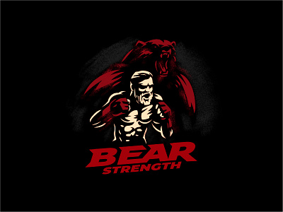 Strength of Bear bear fight mma strenth