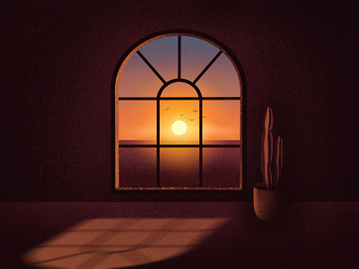 Summer Days animation app branding design graphic design illustration logo pantone procreate summer sunrise sunset