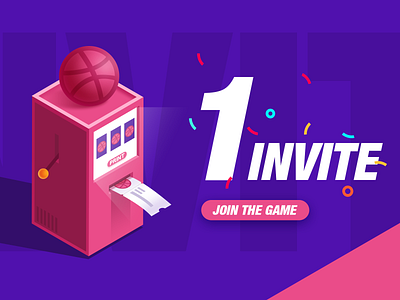 Invite the new dribbble invitation invite new dribbble