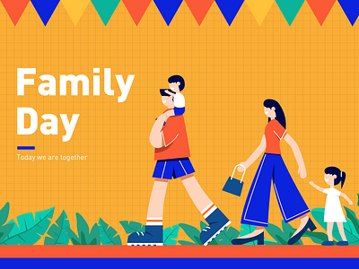 Family Day family illustration