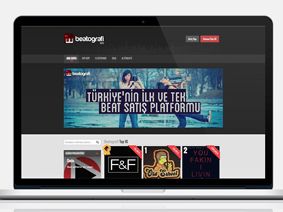 Beatografi.com app beat django keyboard music python red sale website