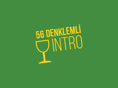 56 Denklemli İntro 56 denklem album cover green intro kajmer music sagopa song text yellow