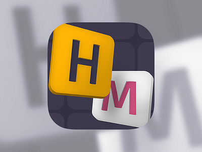 Harf Marf App Icon app icon game icon iphone mobile orkestra perspective word