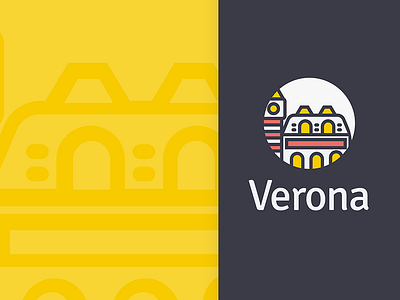 Verona Logo branding icon logo logotype primefaces typeface verona