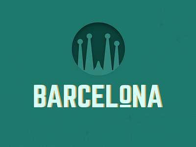 Barcelona Logo barcelona branding google green logo logotype material primefaces