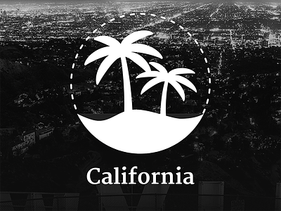 California Logo black branding california hollywood icon logo palm primefaces primeng white