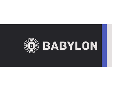 Babylon Logo babylon black branding design icon illustration logo primefaces