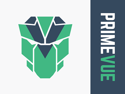 PrimeVue Logo branding icon illustration library logo primefaces primevue vector vue vue.js