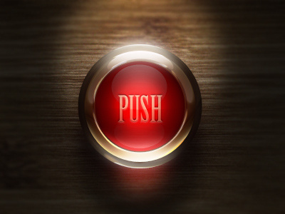 Push button button church golden light menu old organ photoshop push push it forward retro shiny ui wood