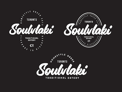 Soulvlaki Concepts design logo logotype mark type typography vintage wordmark