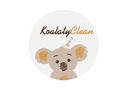 Koalaty brand cleane fauna icon koala logo