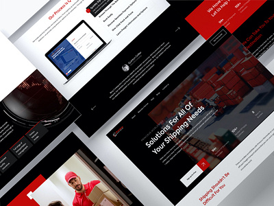 Web Design for Freight Forwarder freight freight forwarding landing page shipping web design