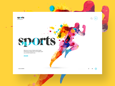 Sports Website Concept