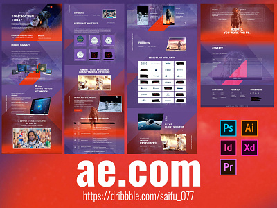 ae.com branding graphic design ui