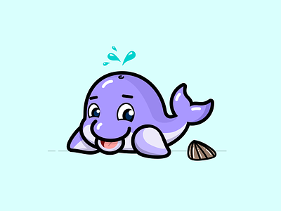 Echo - The Dolphin aquatic character design disney dolphin dolphin reef flat illustration sea ui vector