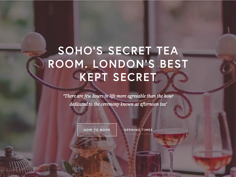 Soho S Secret Tea Room By Christopher Bolton On Dribbble