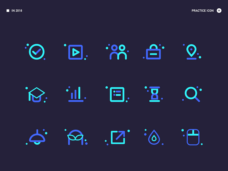 Daily practice icon by Cain on Dribbble