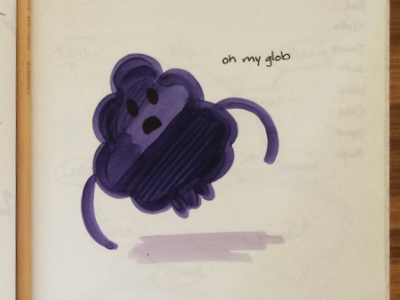 Oh My Glob adventure time fan art lsp lumpy space princess markers repap sketch