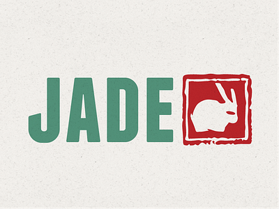 Jade Seal jade logo rabbit seal vector