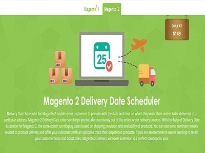 Magento 2 Delivery Date Scheduler Extension