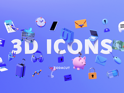 3D ICONS 3d 3dicons art branding design graphic design icon icons illustration logo ui