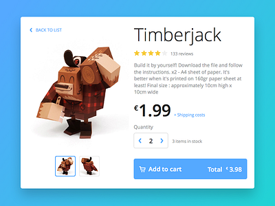 Day 002 - Product Card card cart challenge ecommerce flat product shop store ui ux