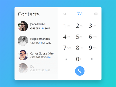 Day 003 - Dial Pad challenge contacts dial mobile pad phone ui ux