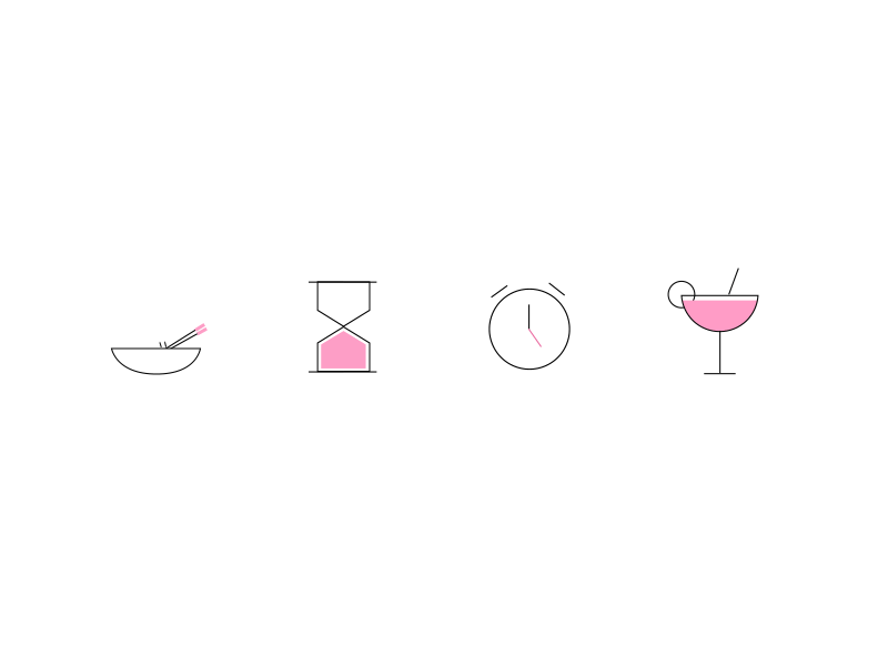 Animated icons animated gif animation design food and drink food icon icon visual design
