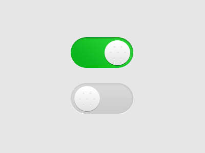 On/Off iphone switch ui