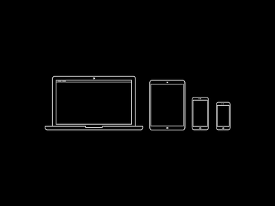 Objects apple eps ipad iphone macbook objects vector