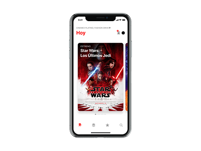 Cinemex WIP cinema iphone ui x