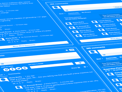 Disqus Blueprint avatars blueprint comments disqus icons social vector wireframe