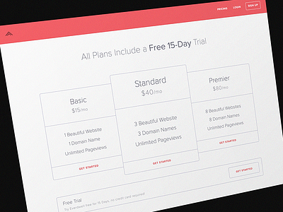 Pricing Plans marketing packages plans pricing ux