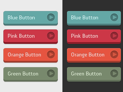 CSS3 Colored Buttons blue buttons css3 green interface orange pink resources