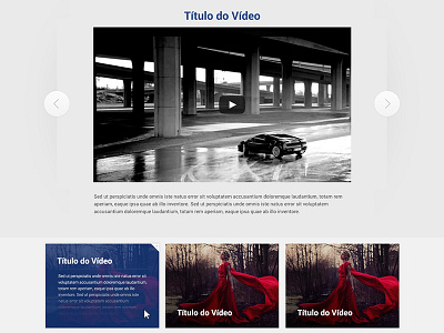 Vídeos and thumbs arrow layer simple thumbs ui video web