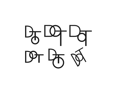 DOT logo - 1 bauhaus dot logo minimalist modernist typo