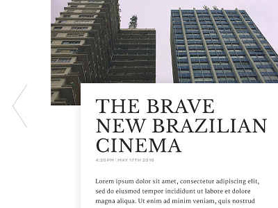 Culture Portal arrow art banner brazil cinema culture header slide