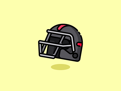 American football helmet americanfootball cute flat flatdesig graphicdesign graphicdesigner helmet illustration