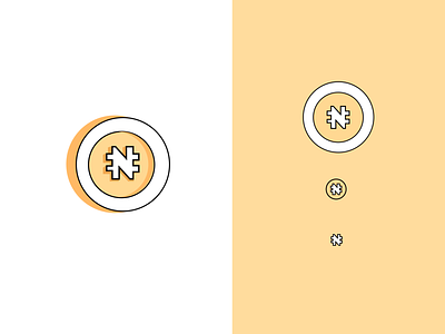 NinjaCoin branding clean design illustration ui ux vector