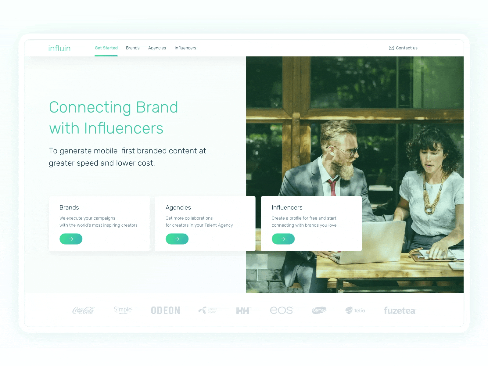 Wireframe to UI | Landing Page - Website