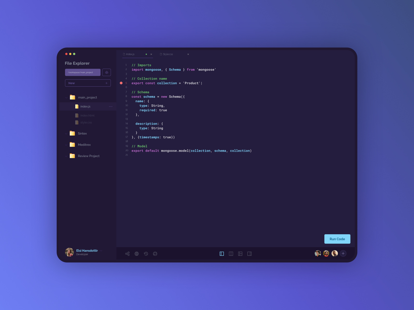 Code Editor by Antonio Hristovski on Dribbble